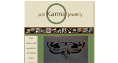 Desktop Screenshot of justkarmajewelry.com