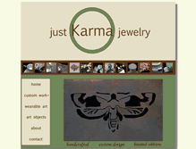 Tablet Screenshot of justkarmajewelry.com